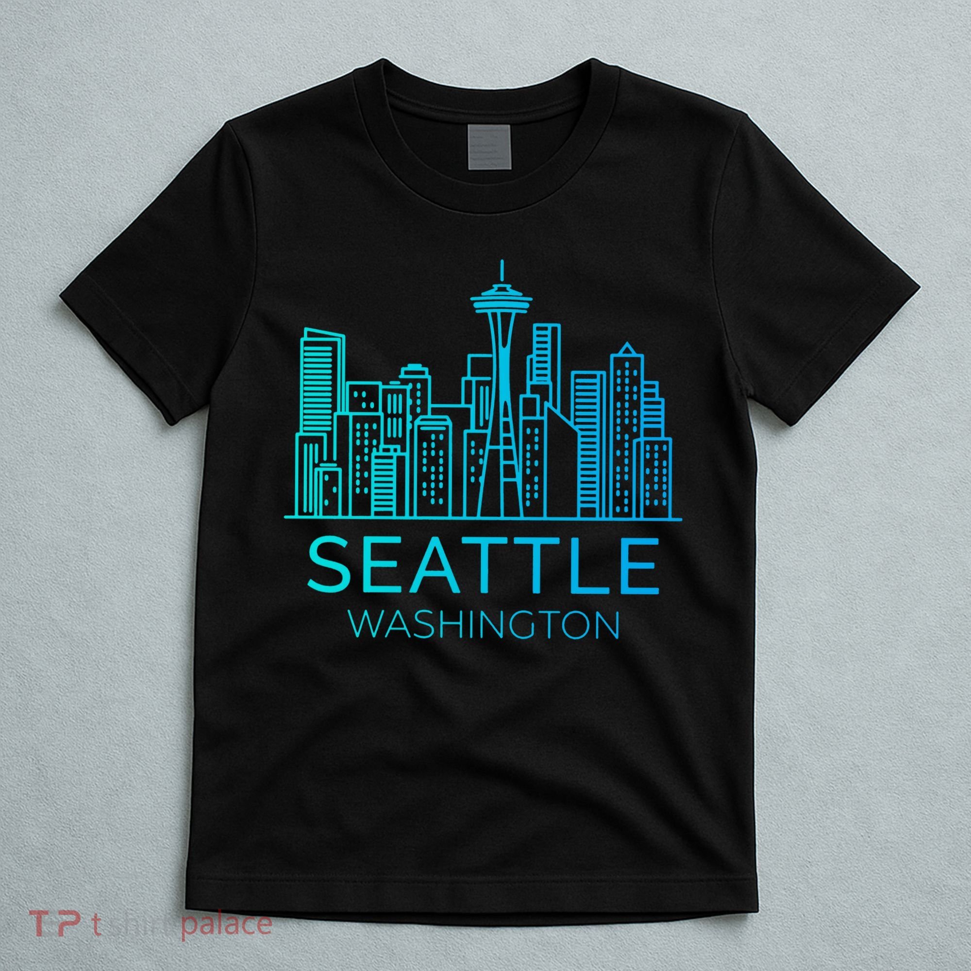 Seattle Washington Downtown Skyline T-Shirt