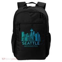 Seattle Washington Downtown Skyline Backpack thumb 0