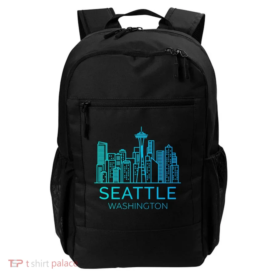 Seattle Washington Downtown Skyline Backpack