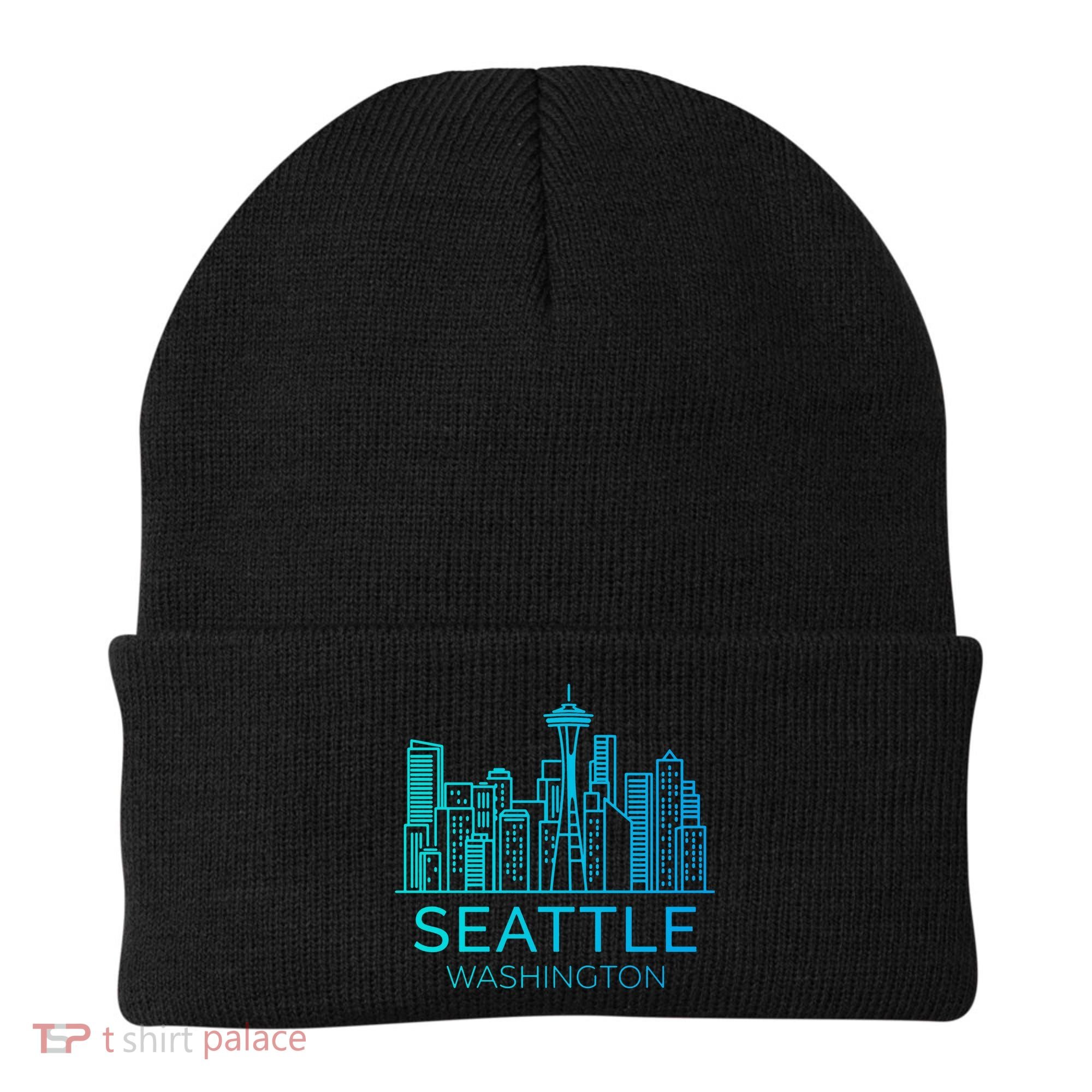 Seattle Washington Downtown Skyline Beanie