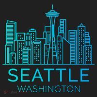 Seattle Washington Downtown Skyline Beanie thumb 2