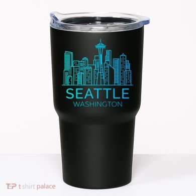 Seattle Washington Downtown Skyline Tumbler