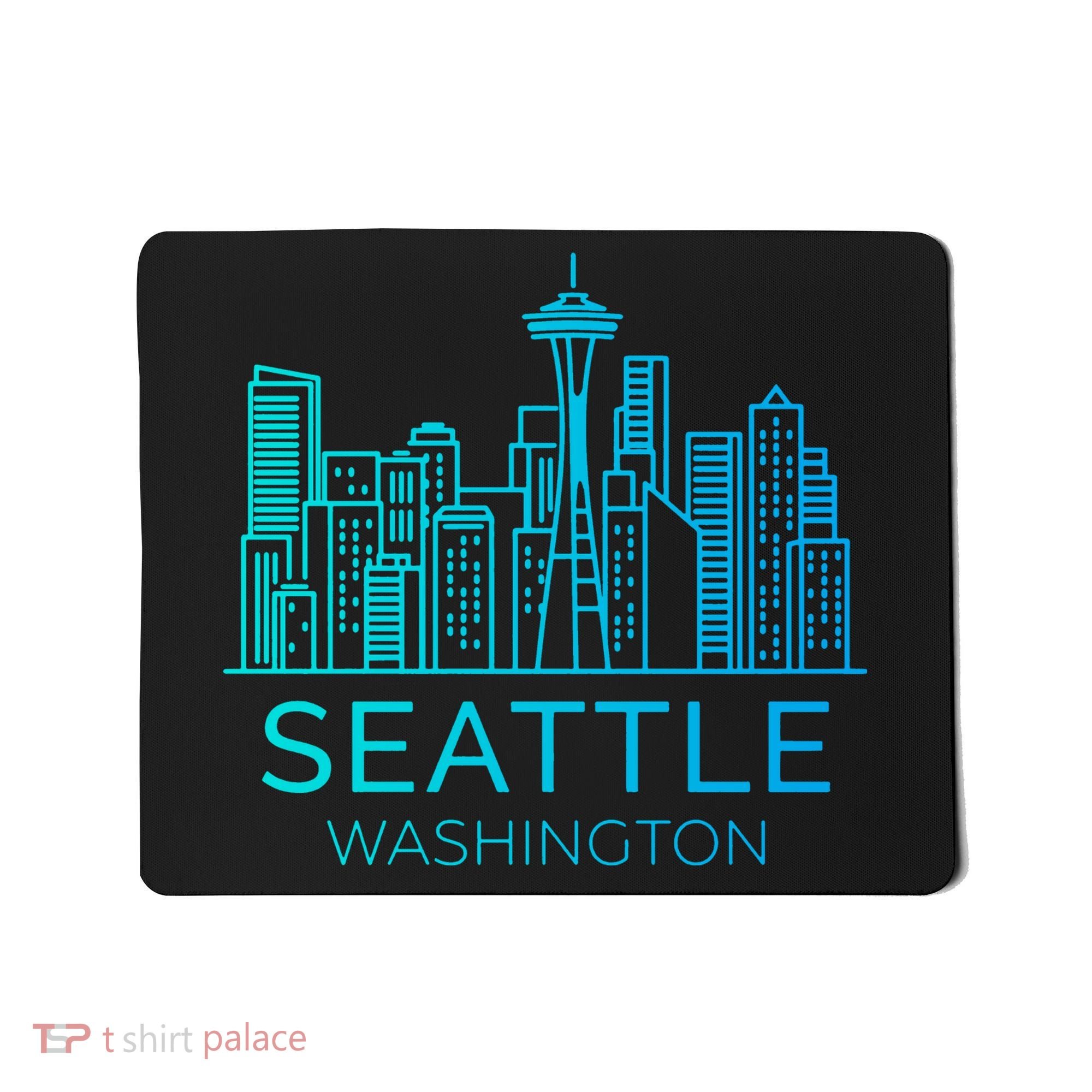 Seattle Washington Downtown Skyline Mousepad