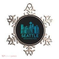 Seattle Washington Downtown Skyline Ornament thumb 0