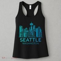 Seattle Washington Downtown Skyline Women's Tank Top thumb 3