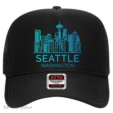 Seattle Washington Downtown Skyline Hat