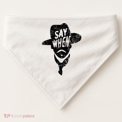 Say When Doc Holiday USA-Made Doggie Bandana