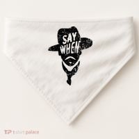 Say When Doc Holiday USA-Made Doggie Bandana thumb 0