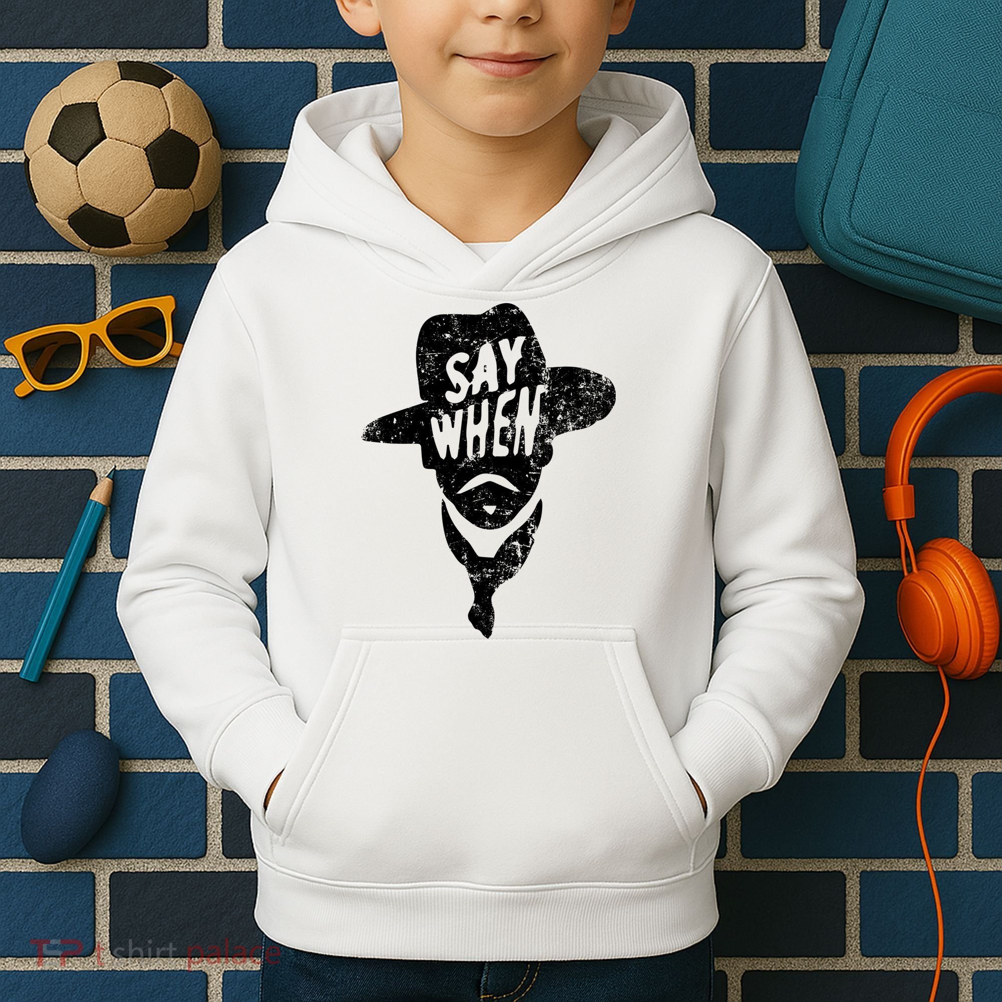 Say When Doc Holiday Kids Hoodie
