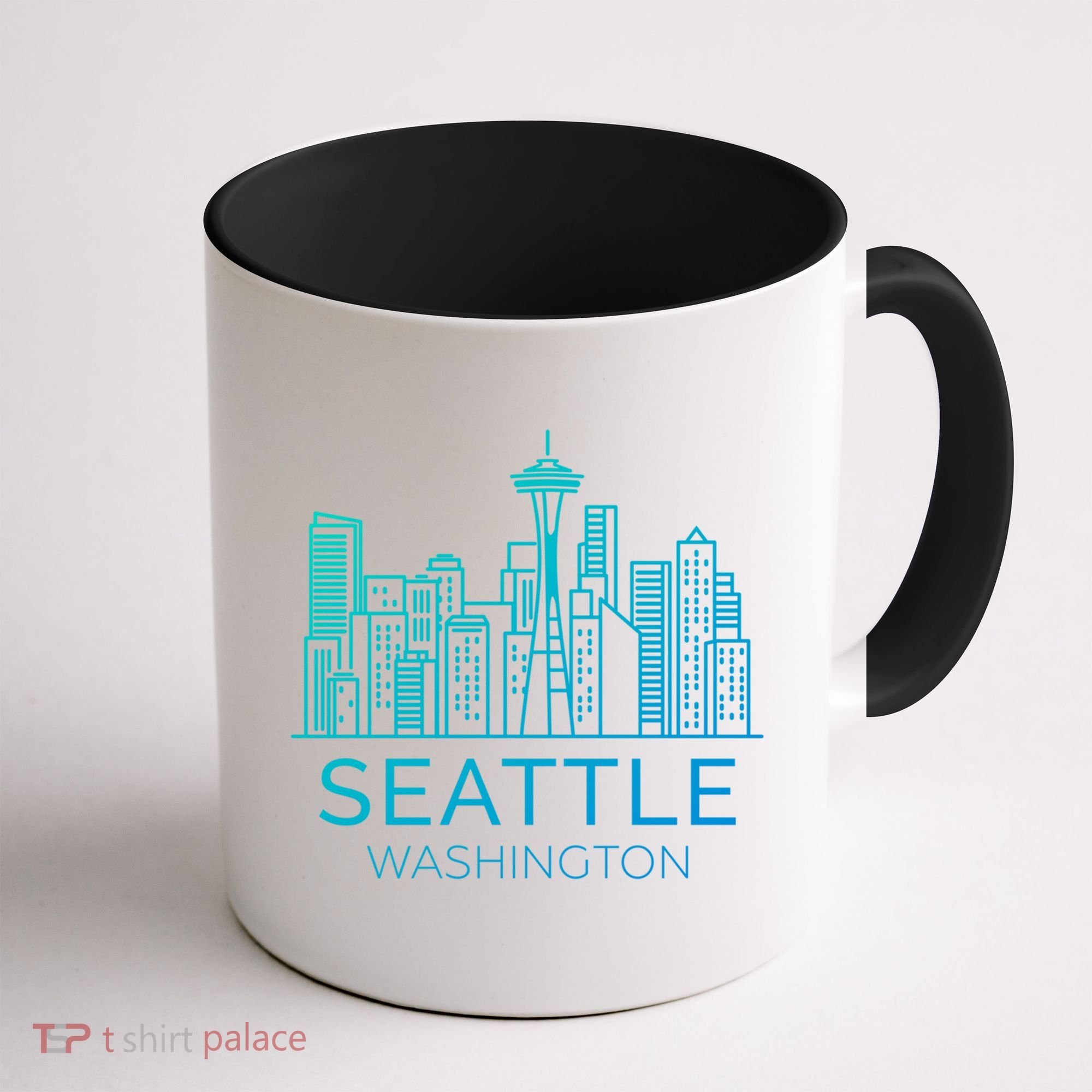 Seattle Washington Downtown Skyline Funny Gift Souvenir Funny Gift Coffee Mug