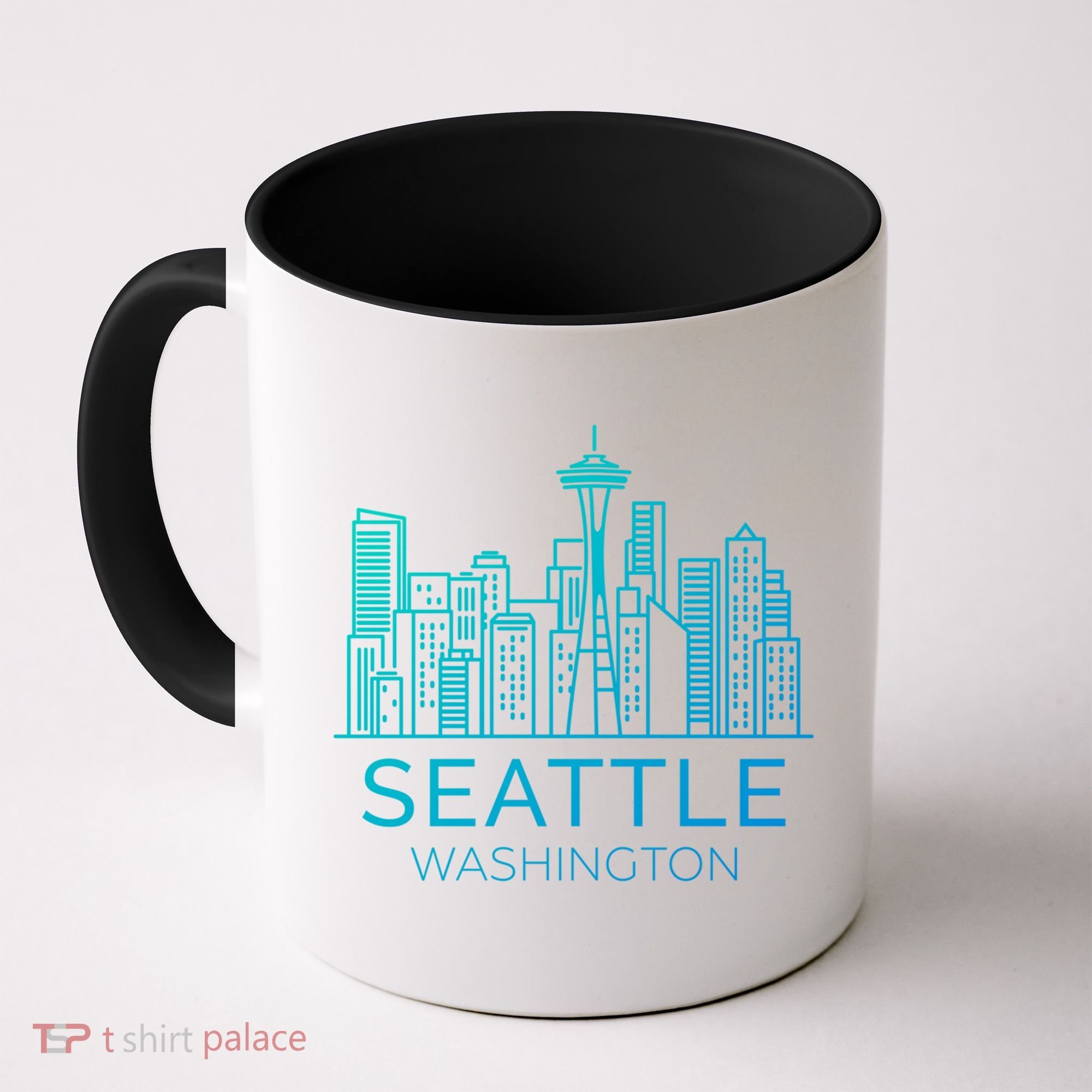 Seattle Washington Downtown Skyline Funny Gift Souvenir Funny Gift Coffee Mug