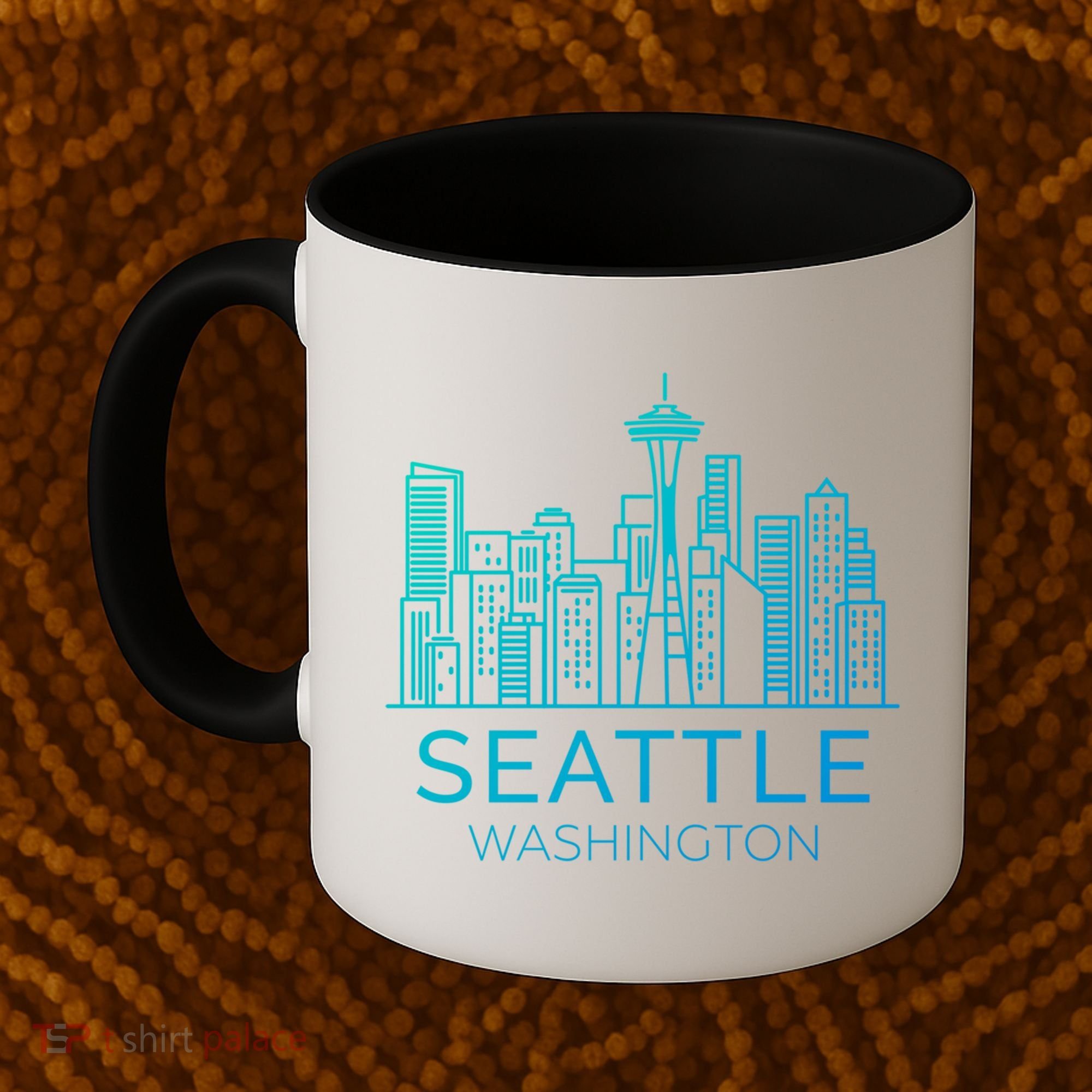 Seattle Washington Downtown Skyline Funny Gift Souvenir Funny Gift Coffee Mug