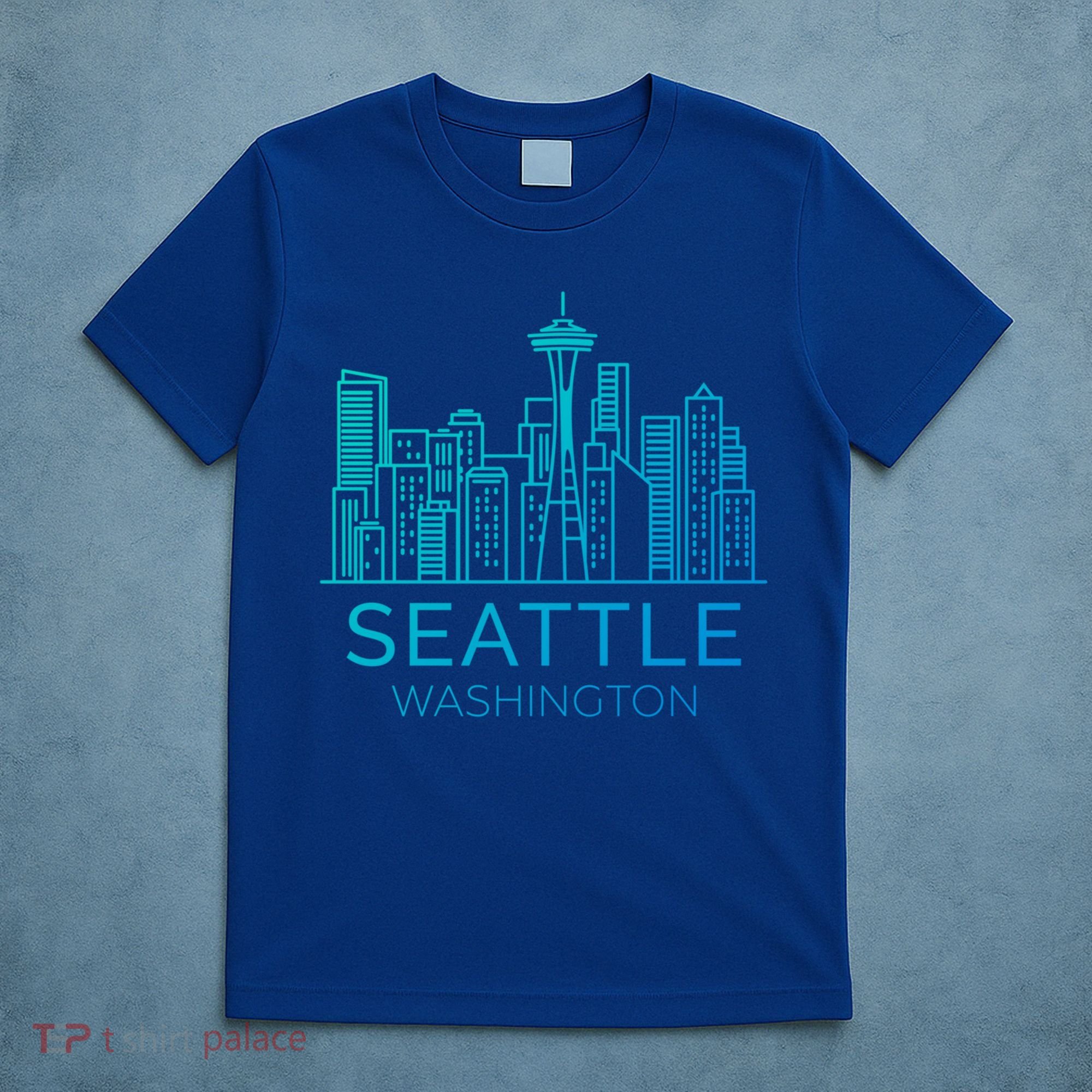 Seattle Washington Downtown Skyline Funny Gift Souvenir Funny Gift T-Shirt
