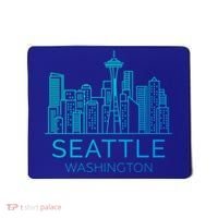 Seattle Washington Downtown Skyline Funny Gift Souvenir Funny Gift Mousepad thumb 0