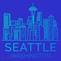 Seattle Washington Downtown Skyline Funny Gift Souvenir Funny Gift Women's Tank Top thumb 5