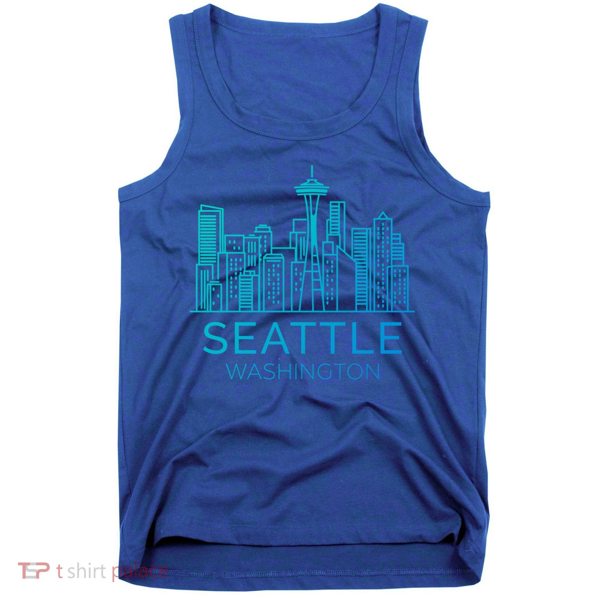 Seattle Washington Downtown Skyline Funny Gift Souvenir Funny Gift Tank Top