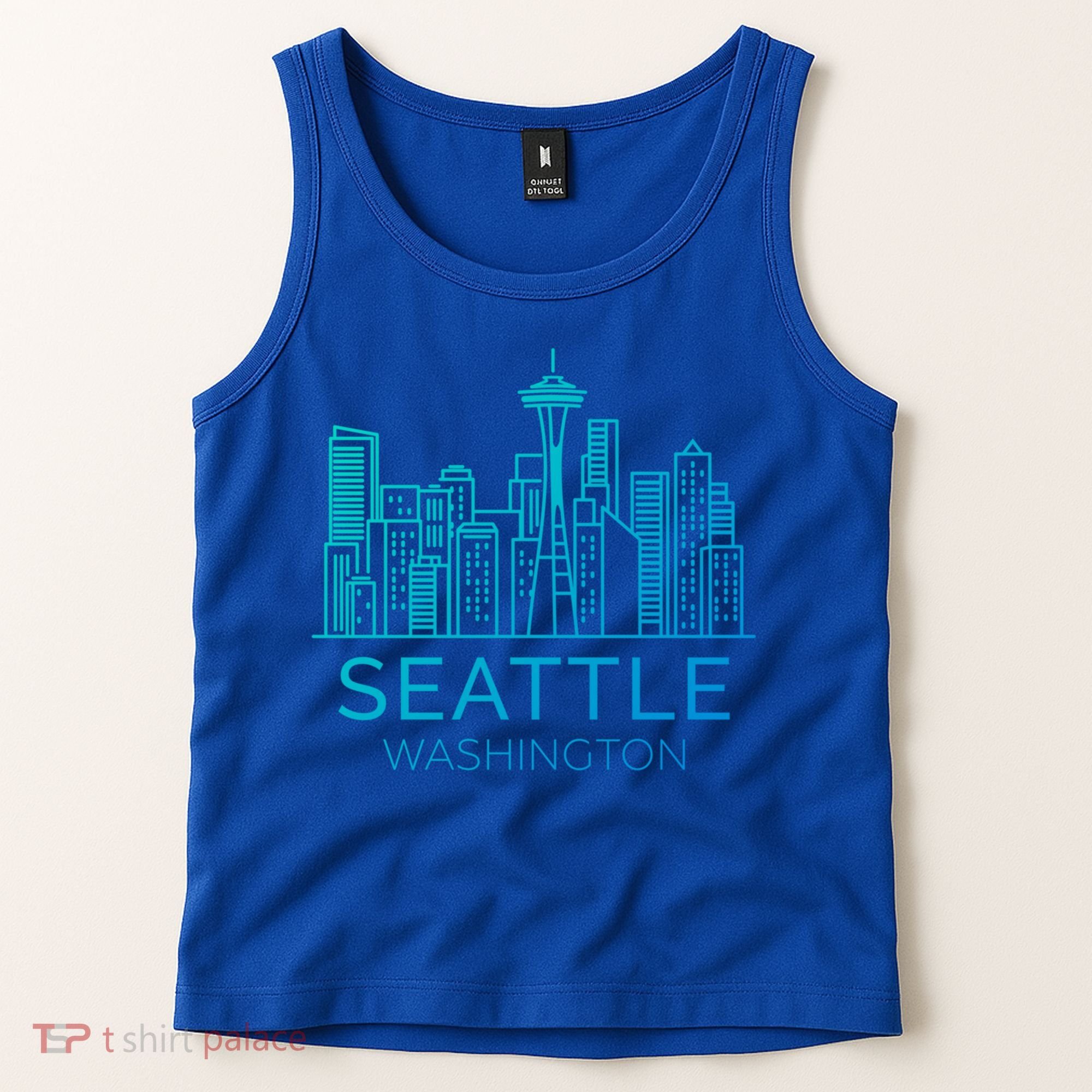 Seattle Washington Downtown Skyline Funny Gift Souvenir Funny Gift Tank Top