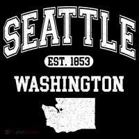 Seattle Washington Est 1853 Varsity Bucket Hat thumb 4