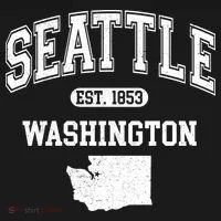 Seattle Washington Est 1853 Varsity Tank Top thumb 6