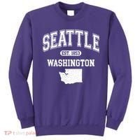 Seattle Washington Est 1853 Varsity Sweatshirt thumb 0