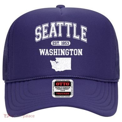 Seattle Washington Est 1853 Varsity Hat