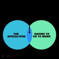Somehow We Ended Up Here Between Apocalypse & Having To Work Coffee Mug thumb 5