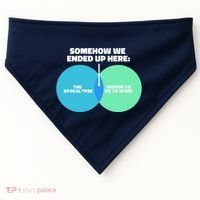 Somehow We Ended Up Here Between Apocalypse & Having To Work USA-Made Doggie Bandana thumb 0