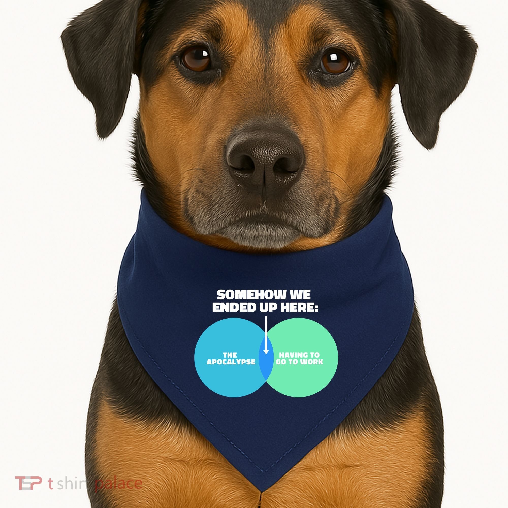 Somehow We Ended Up Here Between Apocalypse & Having To Work USA-Made Doggie Bandana