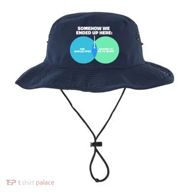 Somehow We Ended Up Here Between Apocalypse & Having To Work Bucket Hat