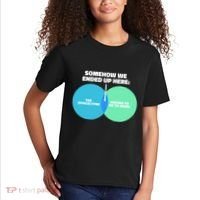 Somehow We Ended Up Here Between Apocalypse & Having To Work Kids T-Shirt thumb 2