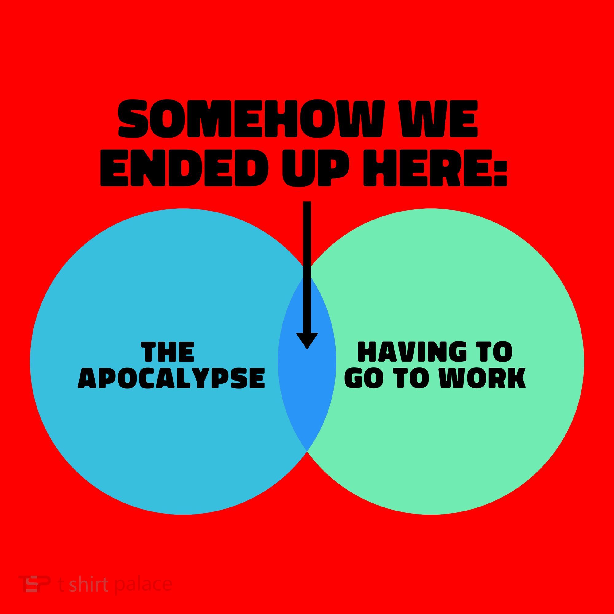Somehow We Ended Up Here Between Apocalypse & Having To Work Santa Hat