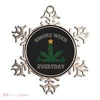 Smoke Weed Everyday Christmas Cannabis Weed Ornament thumb 0