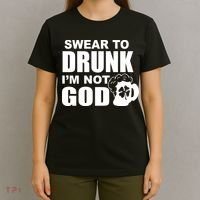 Swear To Drunk I'm Not God Funny St. Patrick's Day T-Shirt thumb 4