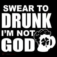 Swear To Drunk I'm Not God Funny St. Patrick's Day Women's Tank Top thumb 5