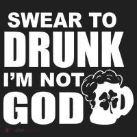 Swear To Drunk I'm Not God Funny St. Patrick's Day Hat thumb 2
