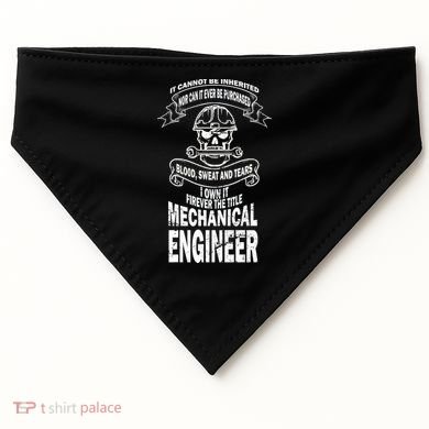Sweat Blood Tears Mechanical Engineer USA-Made Doggie Bandana