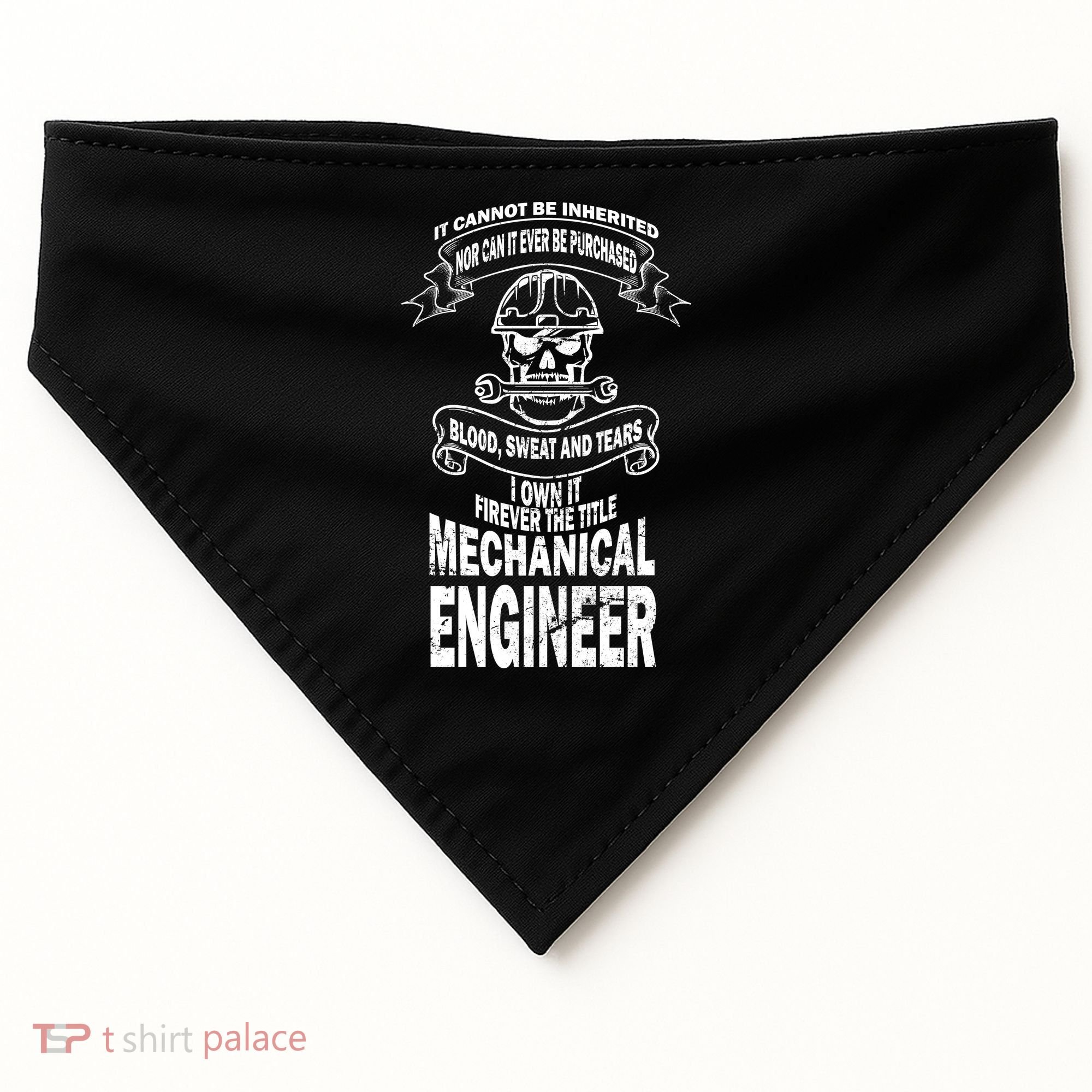 Sweat Blood Tears Mechanical Engineer USA-Made Doggie Bandana