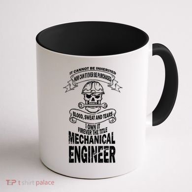 Sweat Blood Tears Mechanical Engineer Coffee Mug back