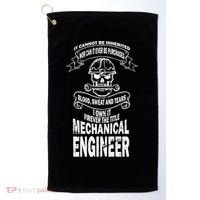 Sweat Blood Tears Mechanical Engineer Golf Towel thumb 0