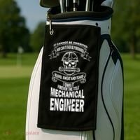 Sweat Blood Tears Mechanical Engineer Golf Towel thumb 2