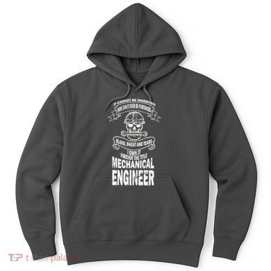 Sweat Blood Tears Mechanical Engineer Hoodie
