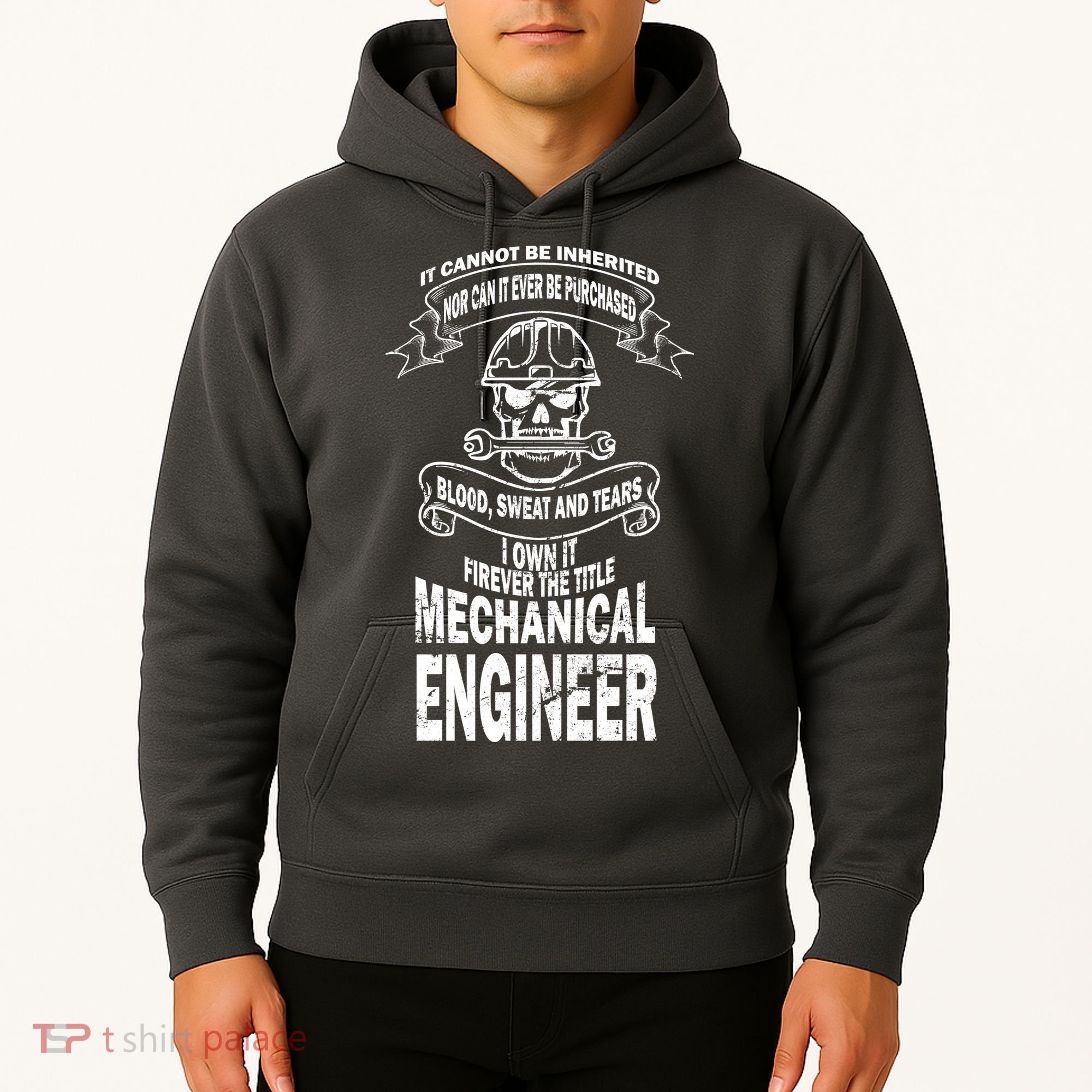 Sweat Blood Tears Mechanical Engineer Hoodie
