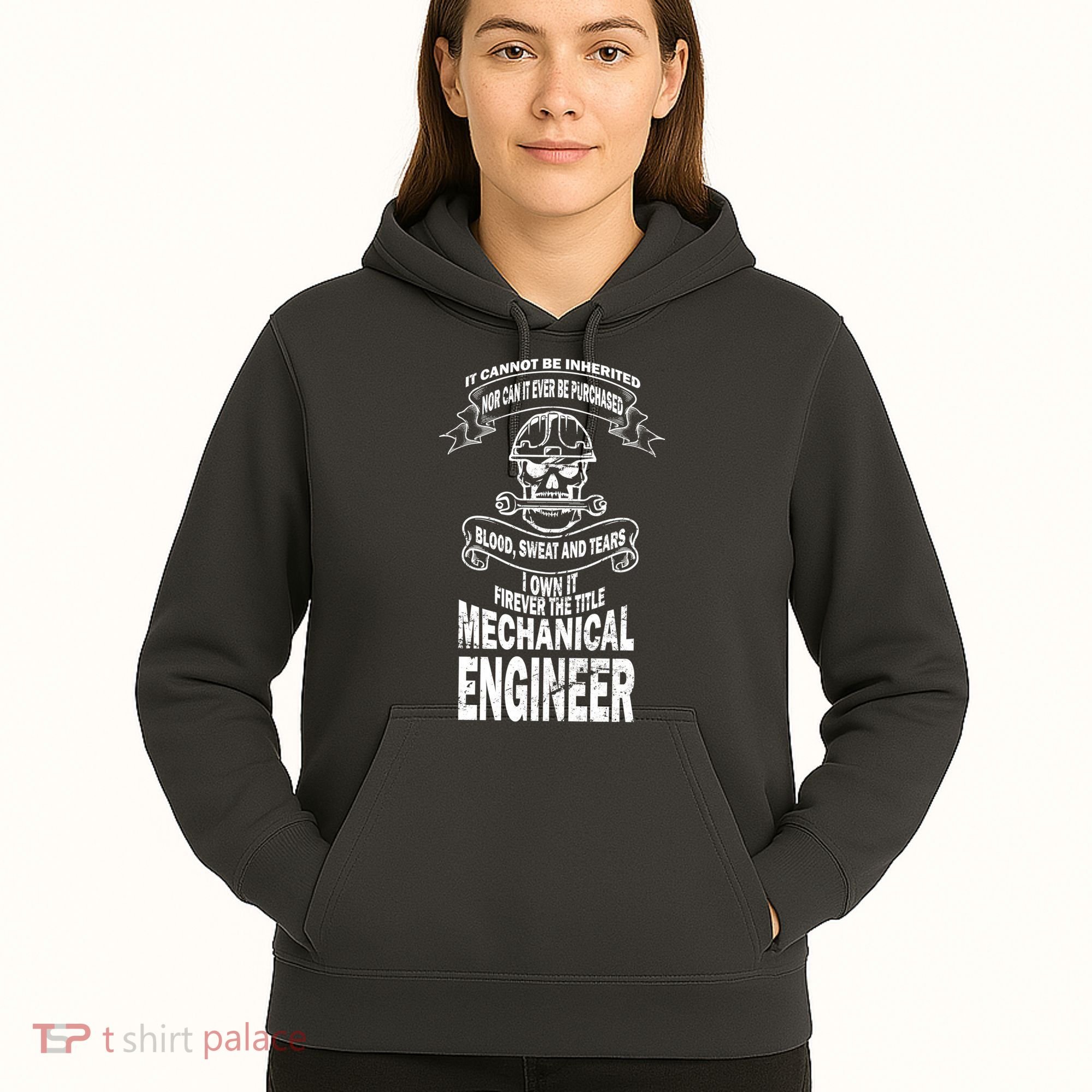 Sweat Blood Tears Mechanical Engineer Hoodie