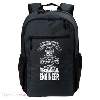 Sweat Blood Tears Mechanical Engineer Backpack