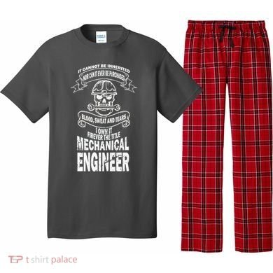 Sweat Blood Tears Mechanical Engineer Pajama Set