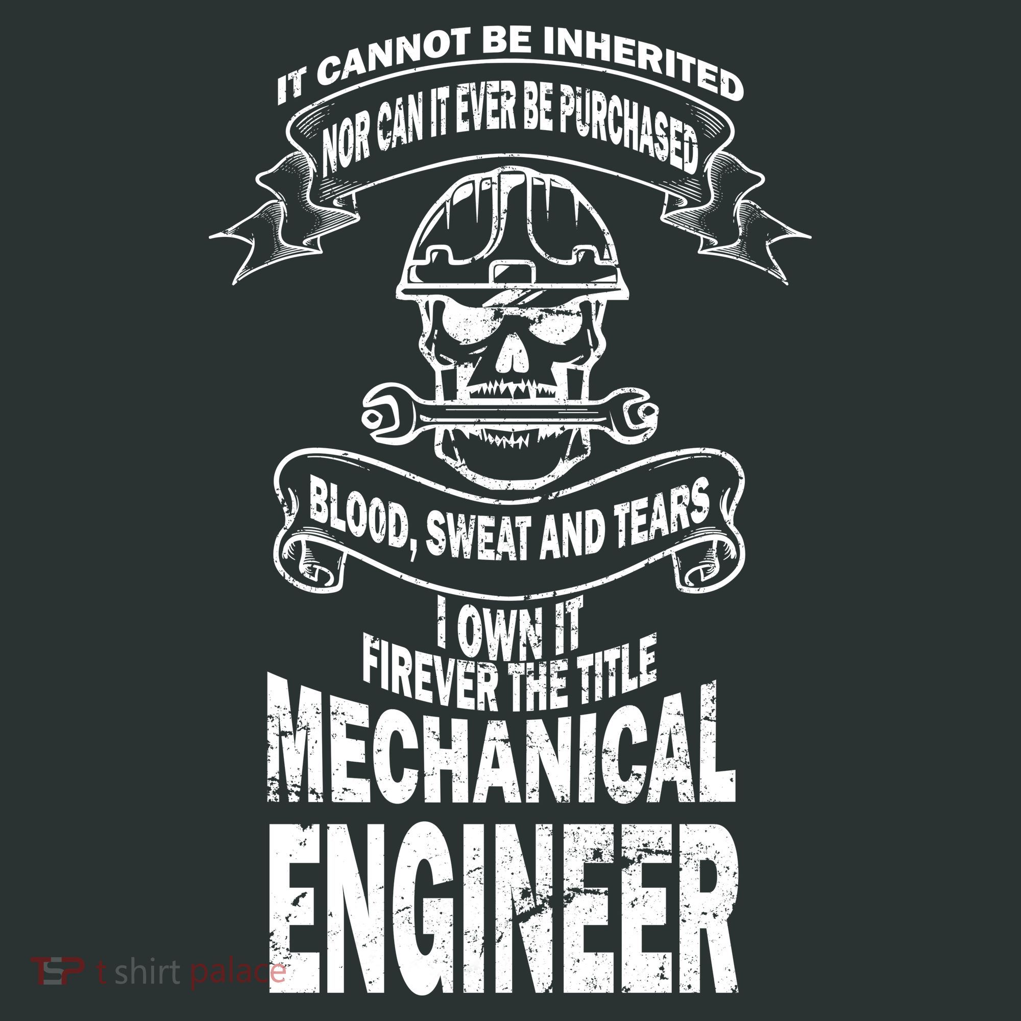 Sweat Blood Tears Mechanical Engineer Kids T-Shirt