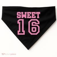 Sweet 16th Birthday USA-Made Doggie Bandana thumb 0