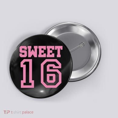 Sweet 16th Birthday Button