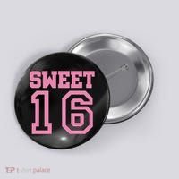 Sweet 16th Birthday Button thumb 0