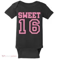 Sweet 16th Birthday Baby Bodysuit thumb 0